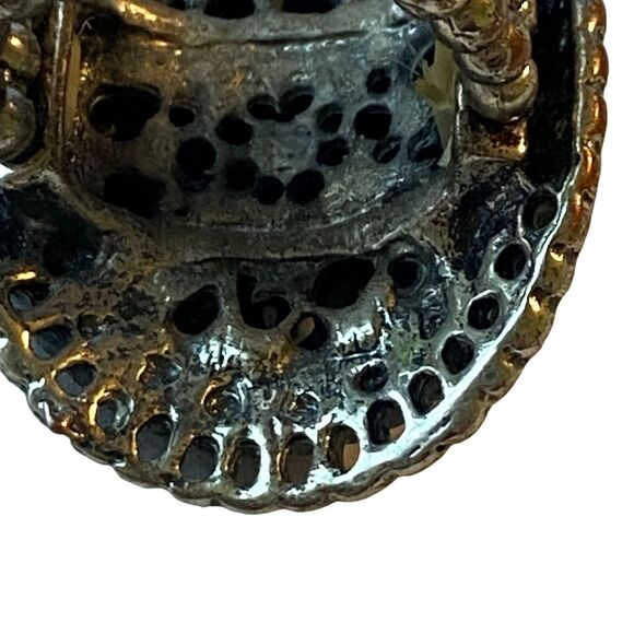 Western Concho Ring Boho Cowgirl Grunge Farmhouse Goth Rodeo Country Goddess - Picture 4 of 8